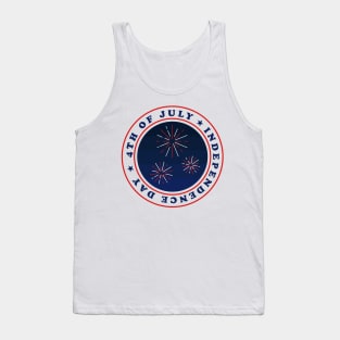 4TH OF JULY ✅ Independence Day - FireWorks Tank Top